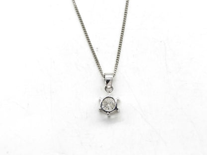 D0.93ct Pt900/850 5.4g Necklace 