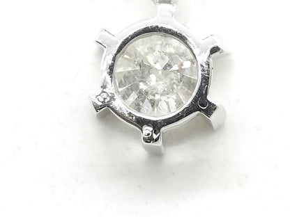 D0.93ct Pt900/850 5.4g Necklace 