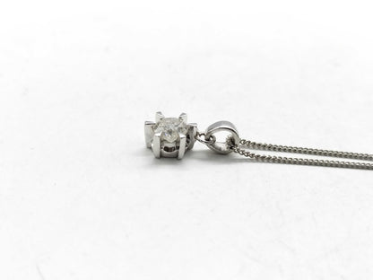 D0.93ct Pt900/850 5.4g Necklace 