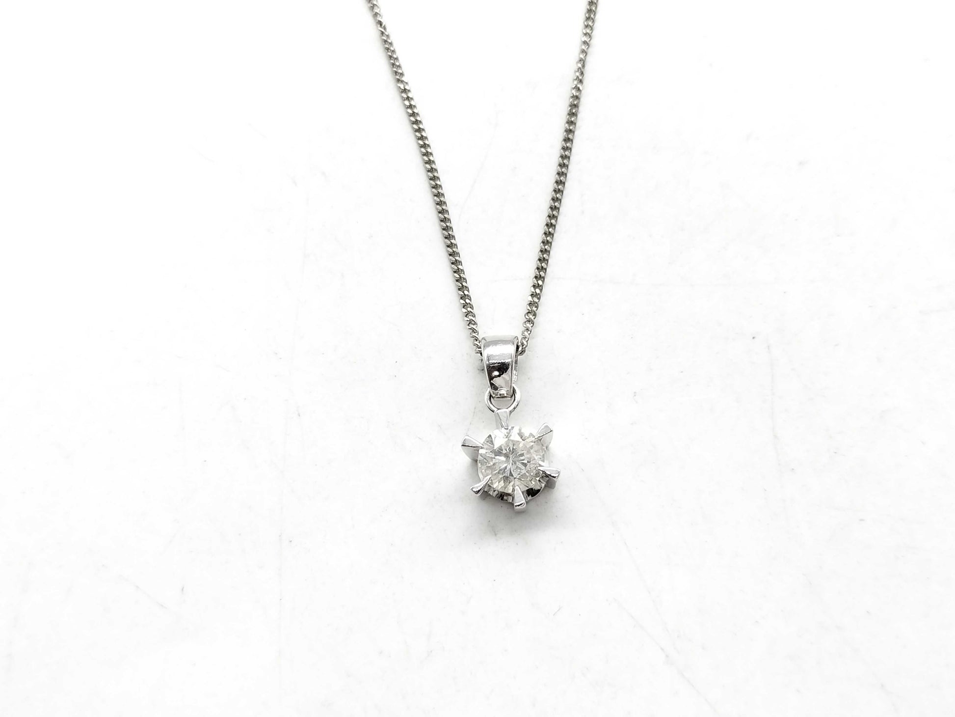 D0.93ct Pt900/850 5.4g Necklace 