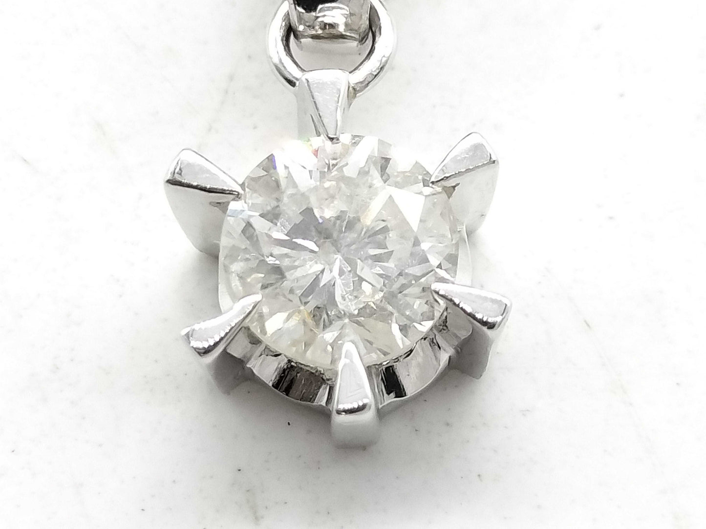 D0.93ct Pt900/850 5.4g Necklace 
