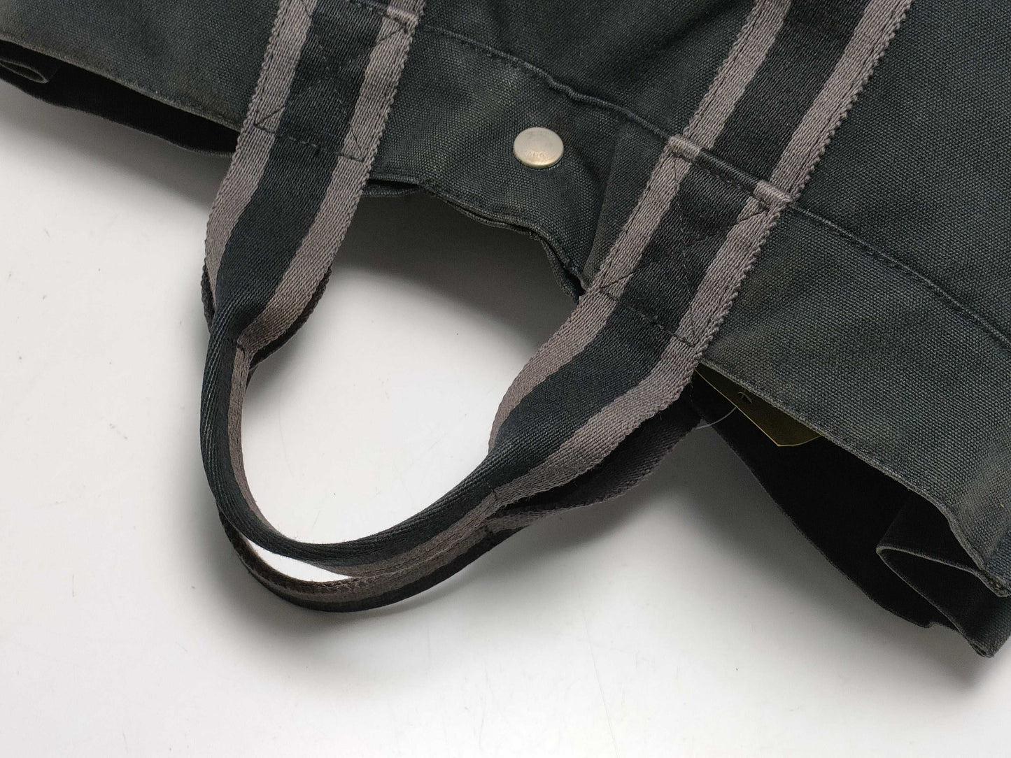 HERMES Foul Tou MM Canvas Handbag