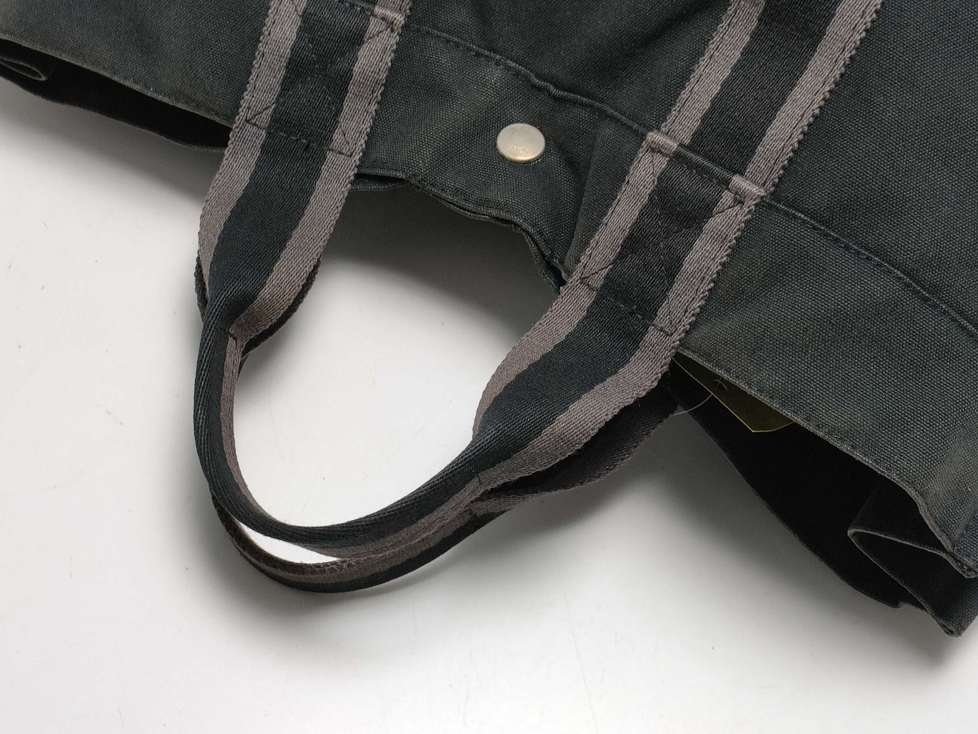 HERMES Foul Tou MM Canvas Handbag