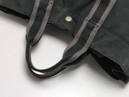 HERMES Foul Tou MM Canvas Handbag