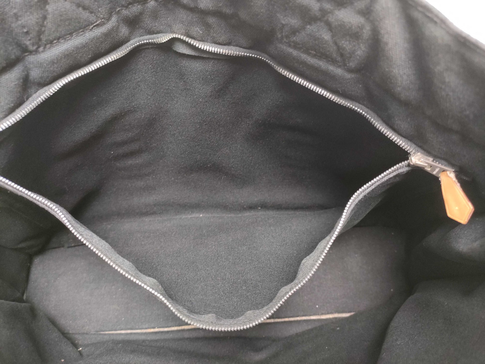 HERMES Foul Tou MM Canvas Handbag