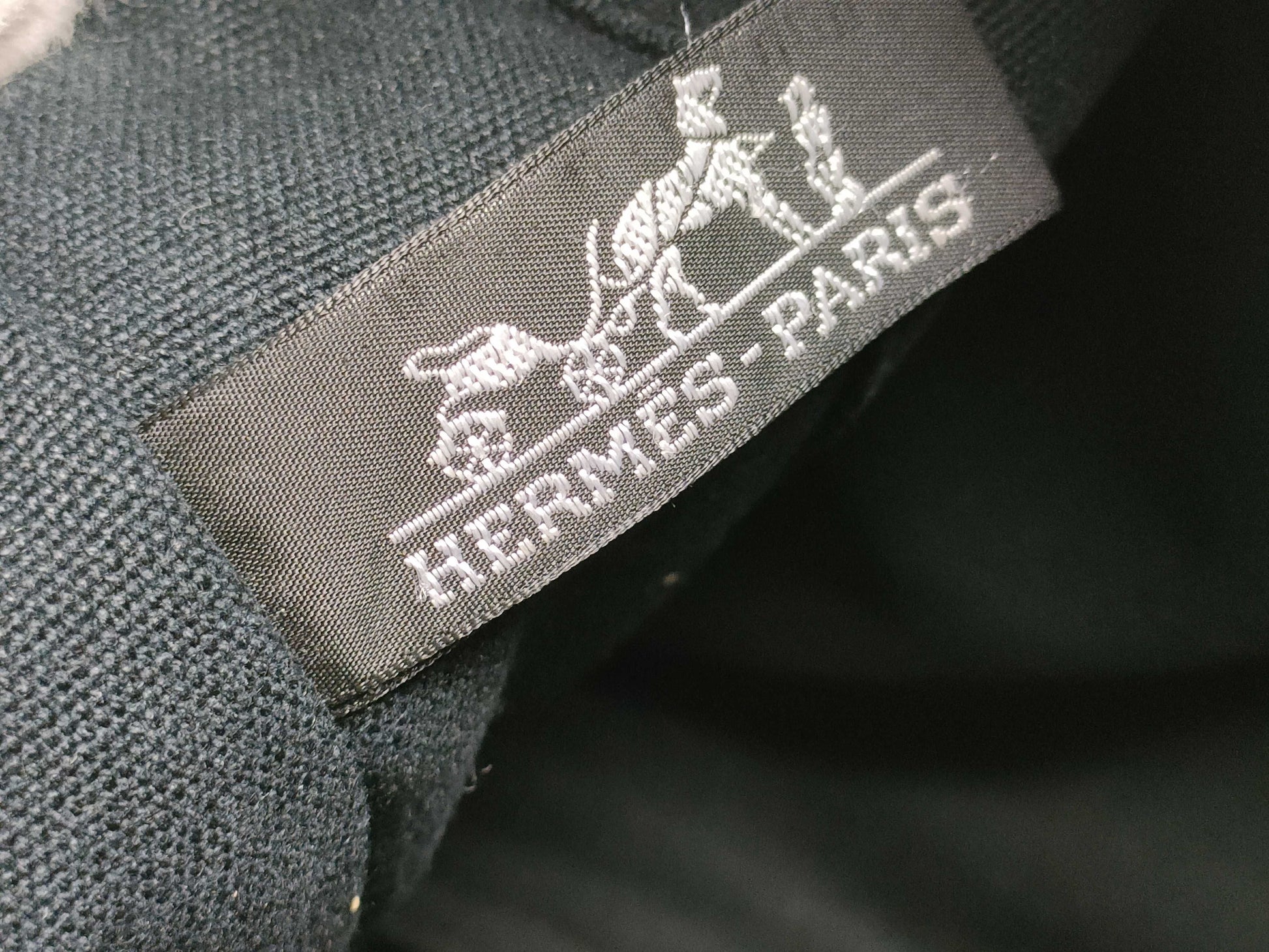HERMES Foul Tou MM Canvas Handbag