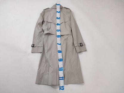BURBERRY Burberry London Trench Coat with Belt Liner, Size 40