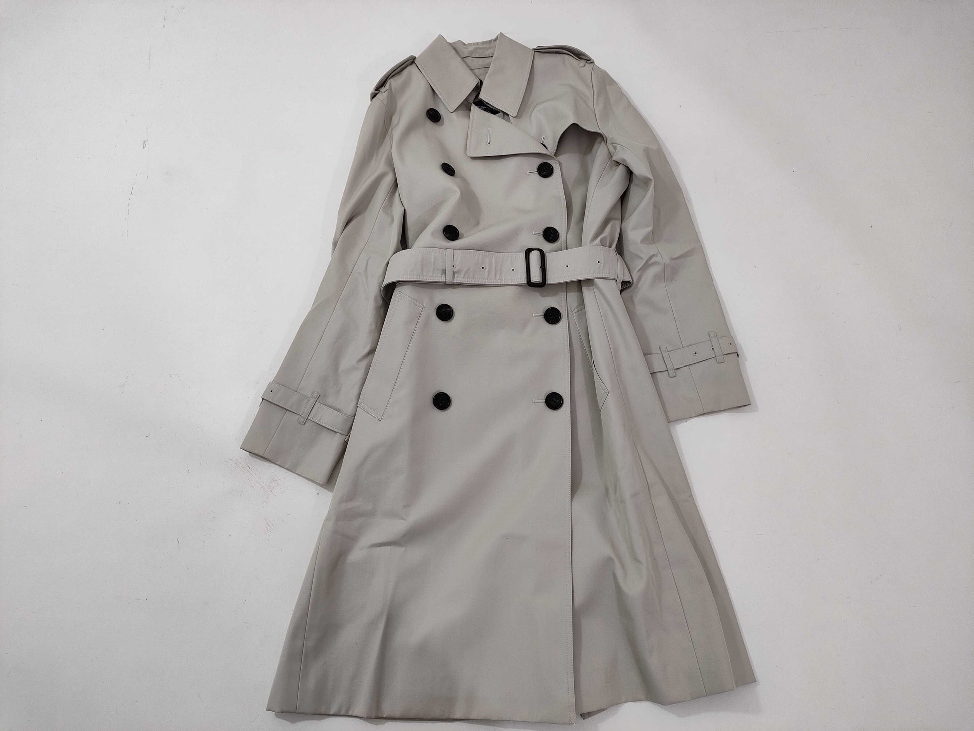 BURBERRY Burberry London Trench Coat with Belt Liner, Size 40