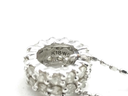 D0.30ct K18WG 2.1g Necklace 