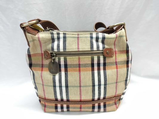 BURBERRY Shoulder Bag Canvas/Nova Check Shoulder Bag