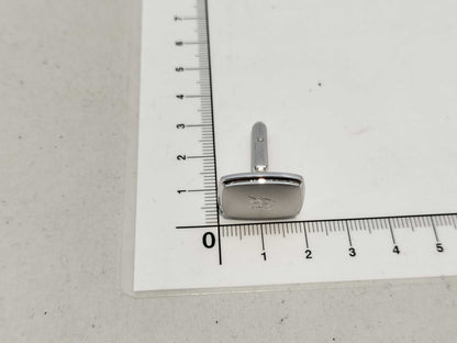 BURBERRY Boxed Silver Cufflinks with Horse Logo