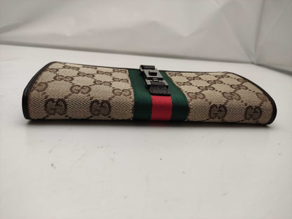 GUCCI Jackie Shelley Long Wallet, Unused, Stored