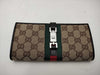 GUCCI Jackie Shelley Long Wallet, Unused, Stored