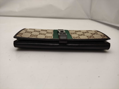 GUCCI Jackie Shelley Long Wallet, Unused, Stored