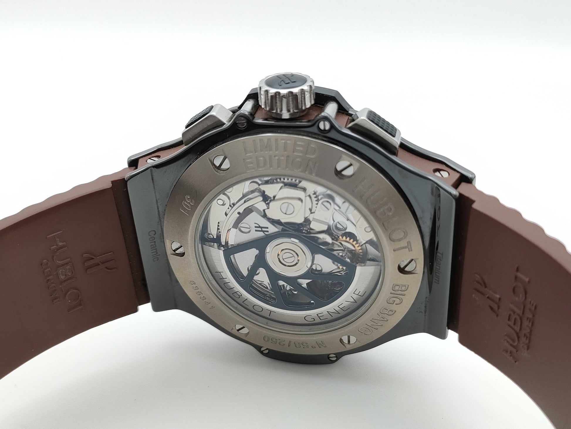 HUBLOT Big Bang Cappuccino Limited Edition 250 Pieces 301.CB.1001.RX 635341 Automatic 58/250 Men's Watch