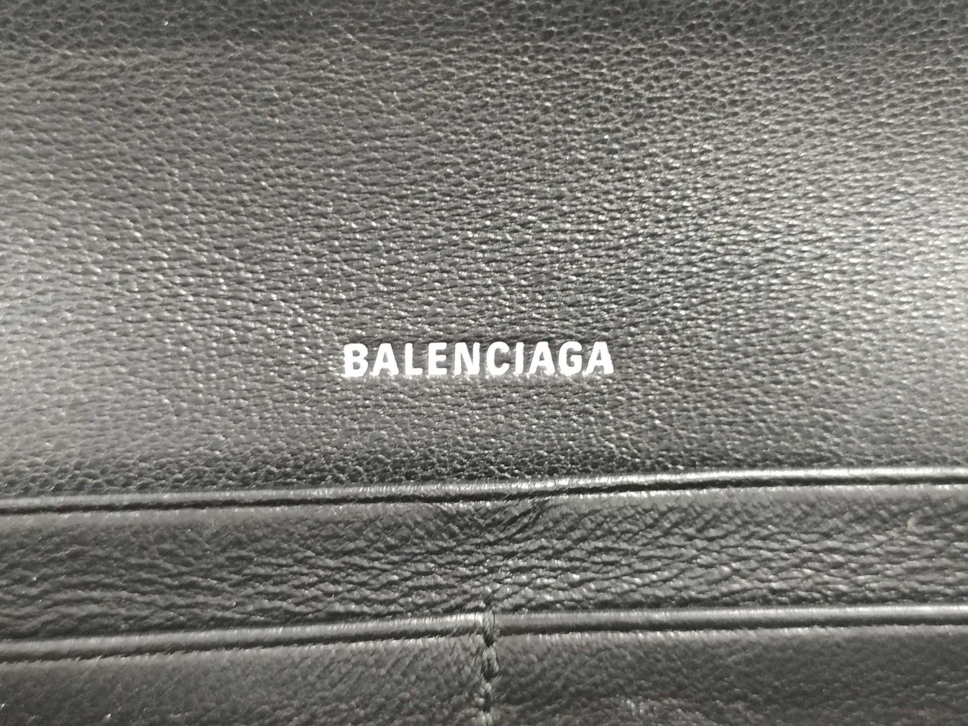 BALENCIAGA logo long wallet