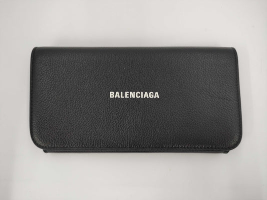 BALENCIAGA logo long wallet
