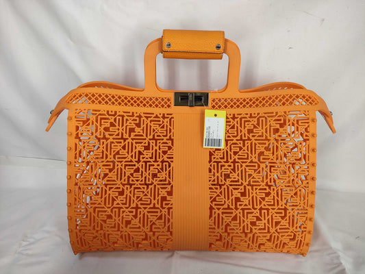 FENDI Basket Forty 8 Orange Handbag