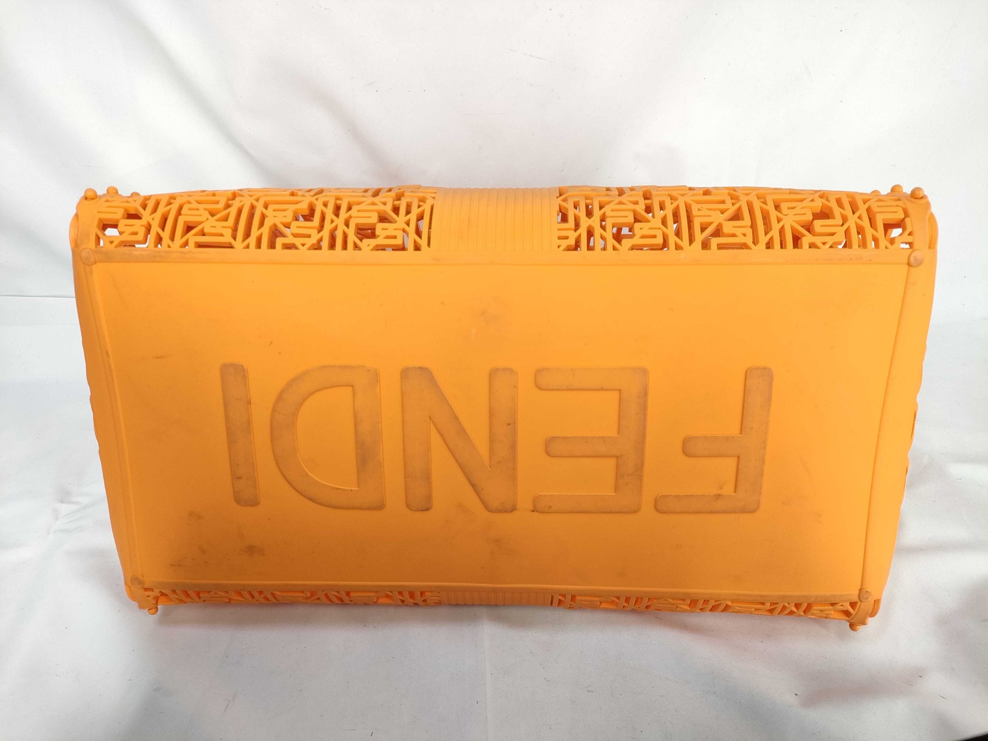 FENDI Basket Forty 8 Orange Handbag