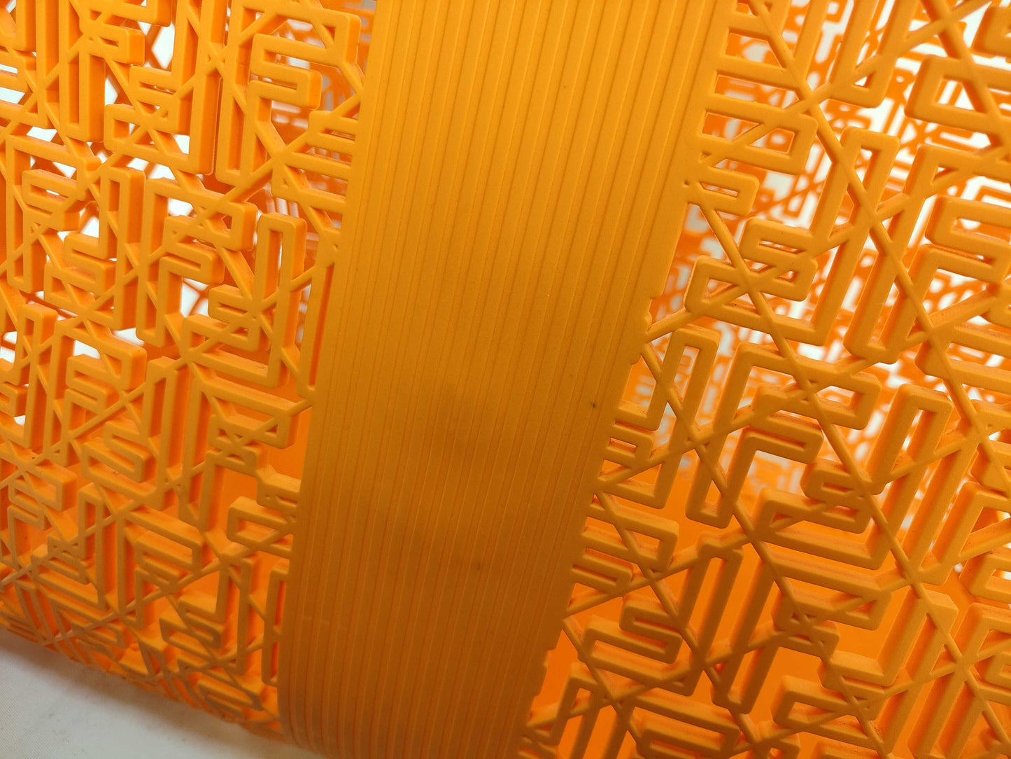 FENDI Basket Forty 8 Orange Handbag