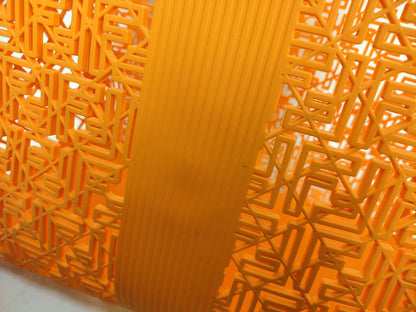 FENDI Basket Forty 8 Orange Handbag