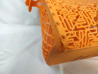 FENDI Basket Forty 8 Orange Handbag