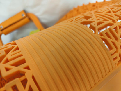 FENDI Basket Forty 8 Orange Handbag