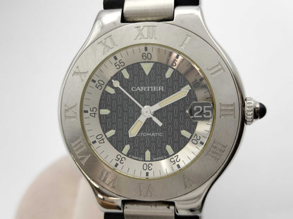 Cartier Must Autoscuff 2427 150113PL Men's Watch