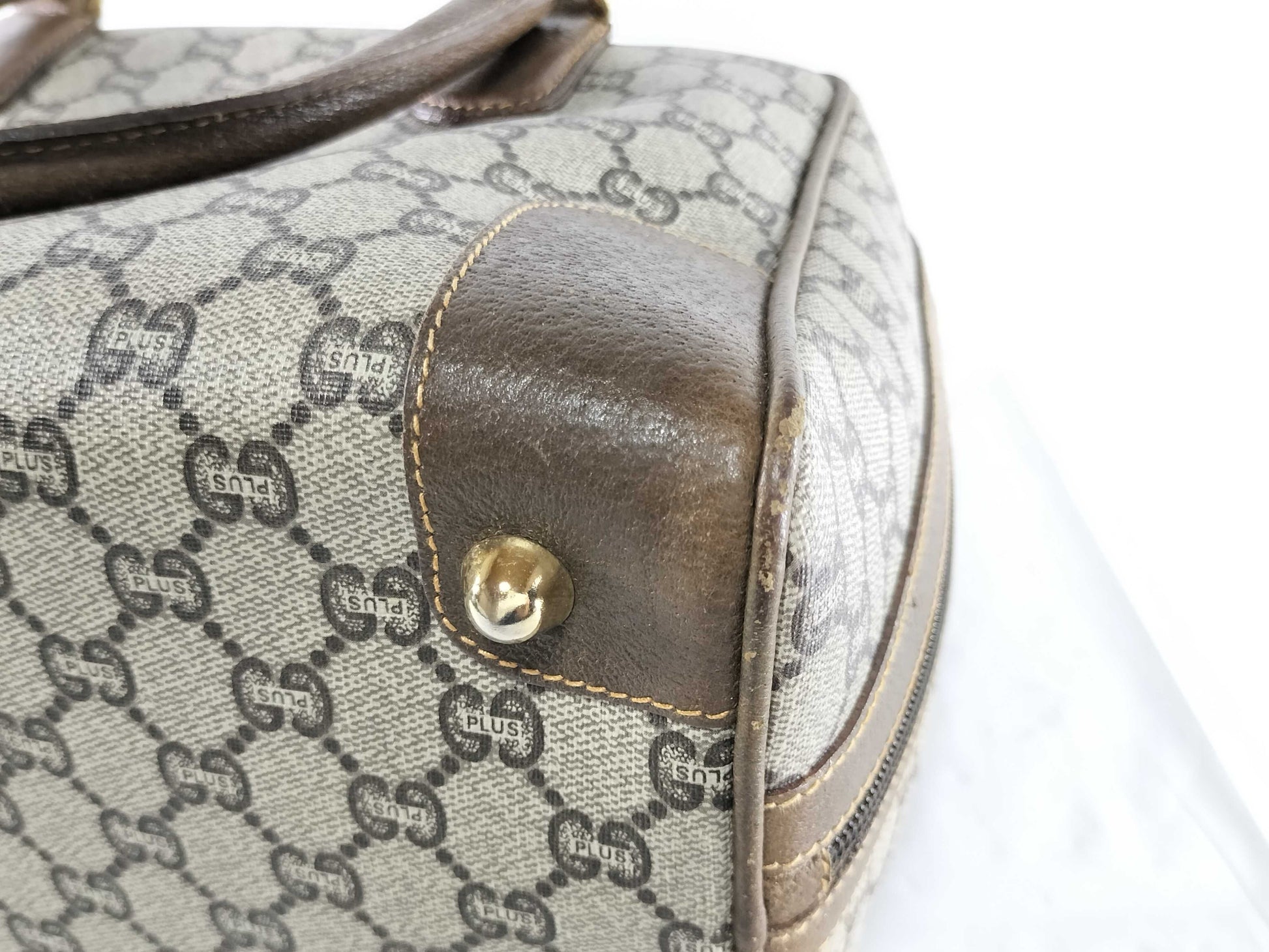 GUCCI GG Supreme PLUS Boston Bag, Interior Deterioration
