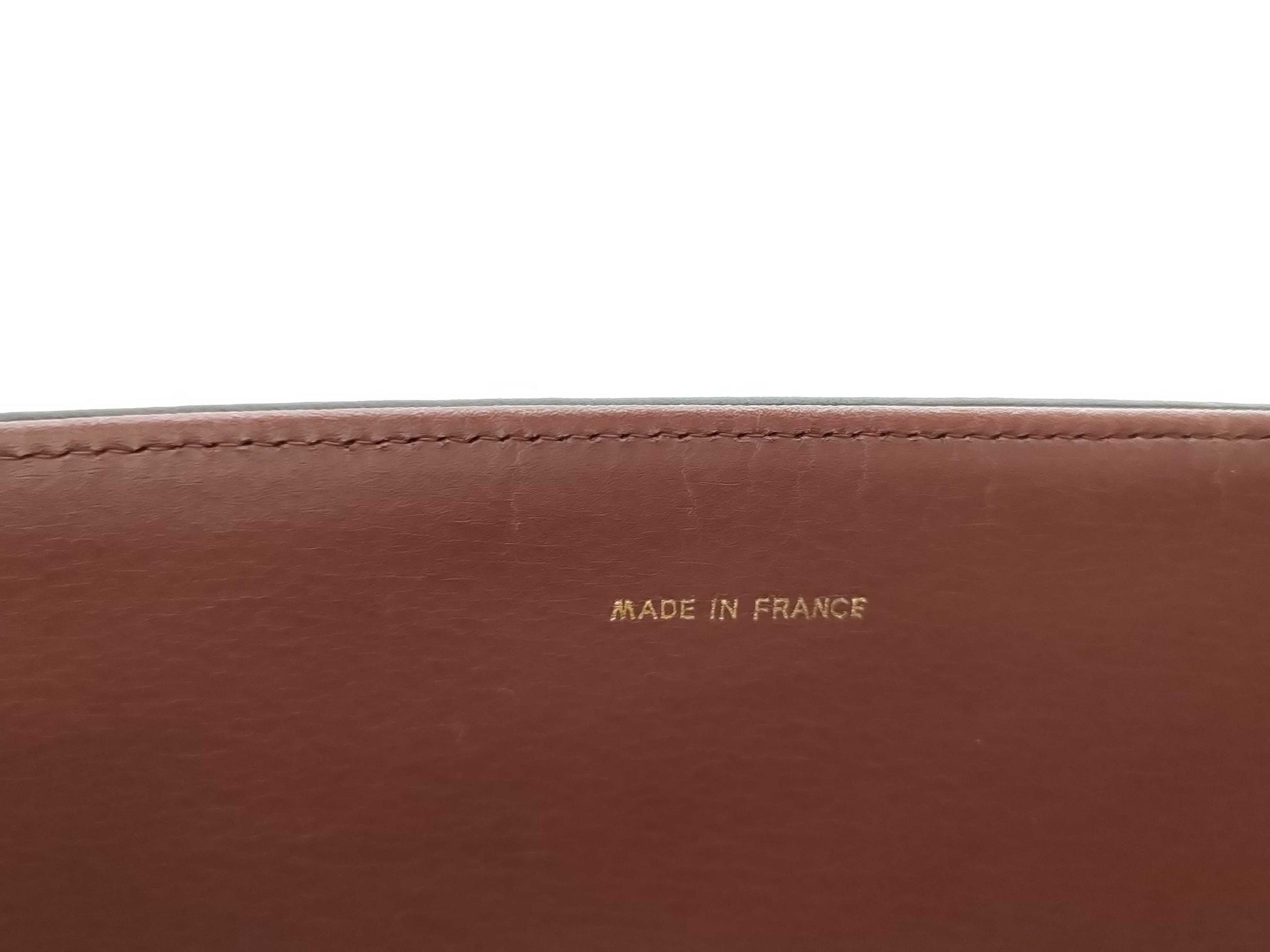 CHANEL [No sticker card] Calfskin chain wallet bag shoulder bag