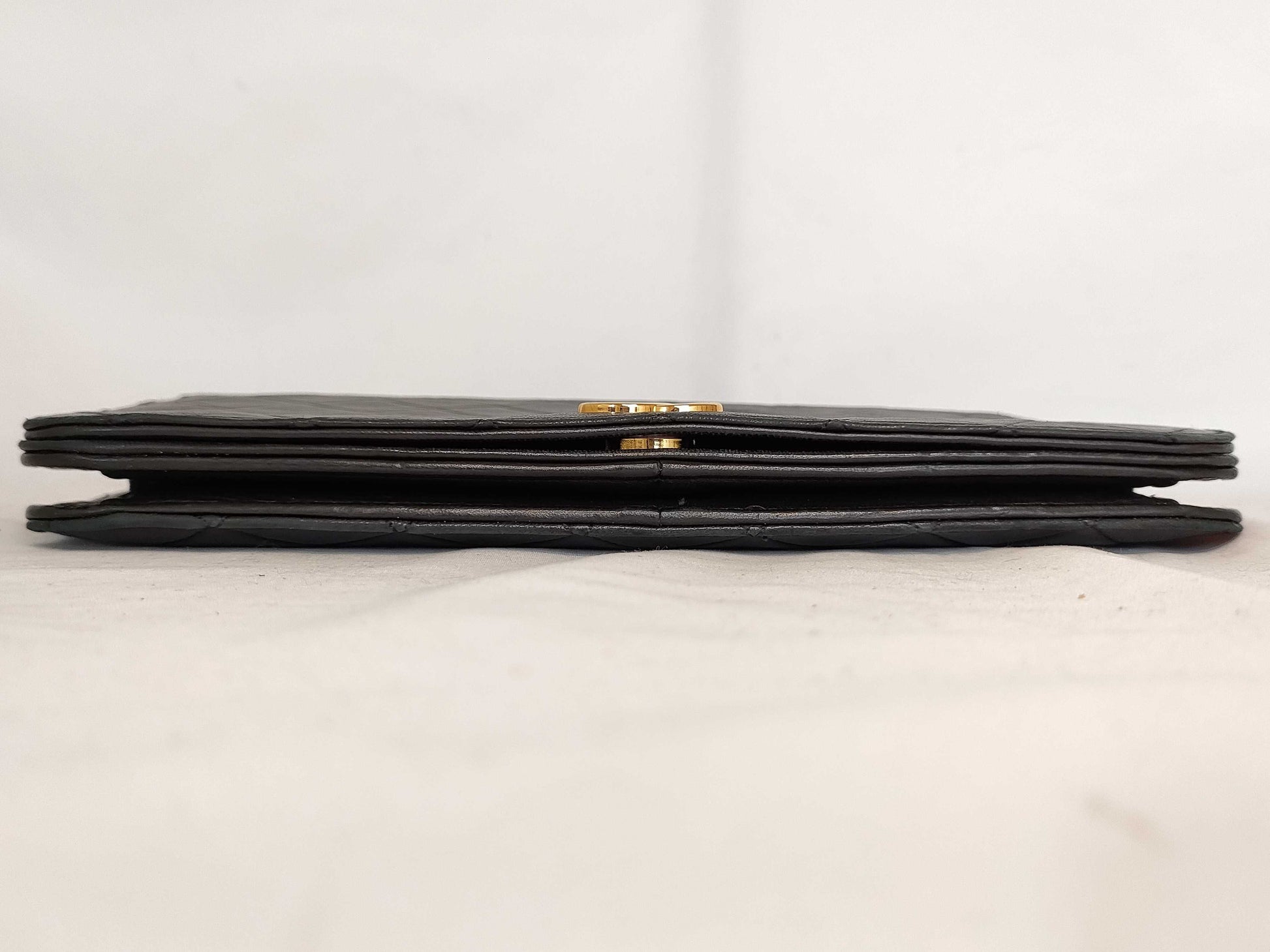 CHANEL [No sticker card] Calfskin chain wallet bag shoulder bag