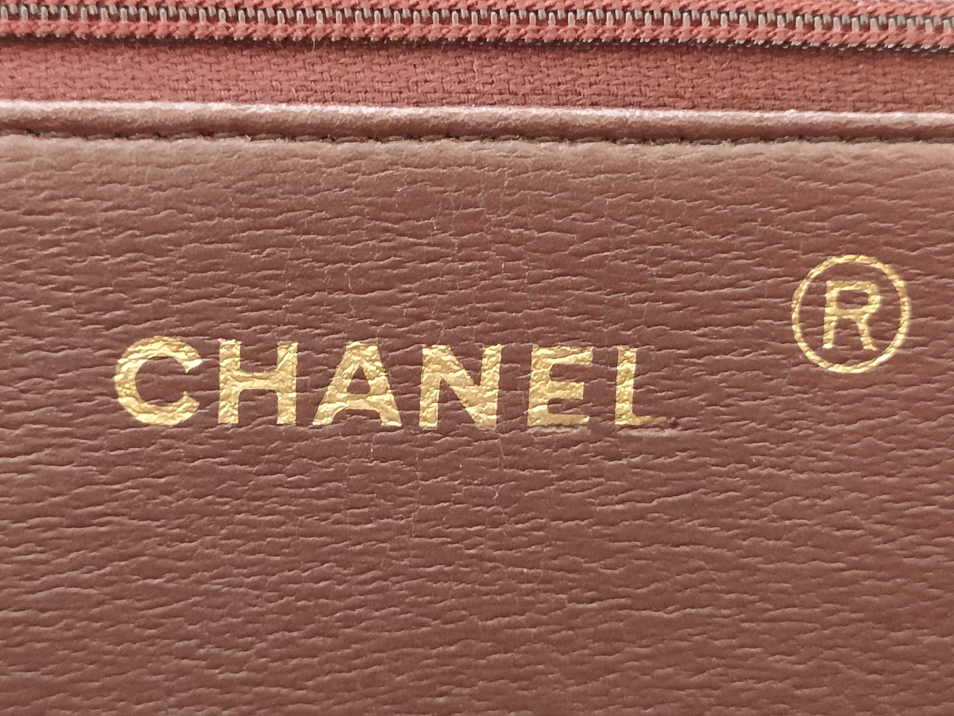 CHANEL [No sticker card] Calfskin chain wallet bag shoulder bag
