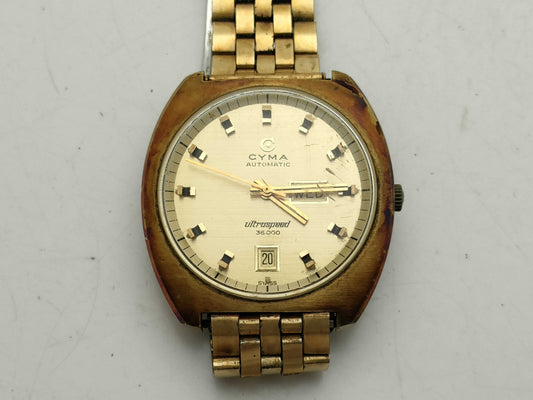 CYMA/Automatic/Gold Men's Watch