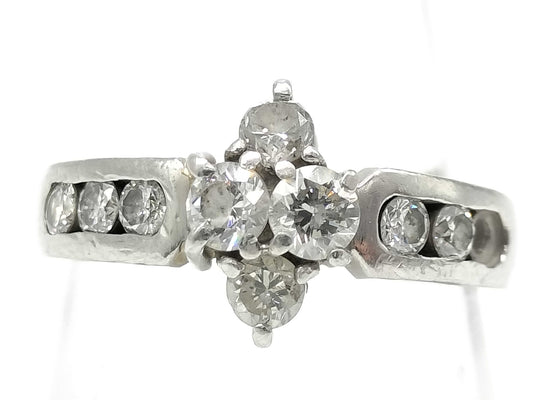 D1.00ct PT900 6.4g Ring 