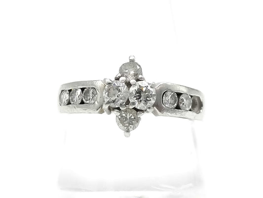 D1.00ct PT900 6.4g Ring 