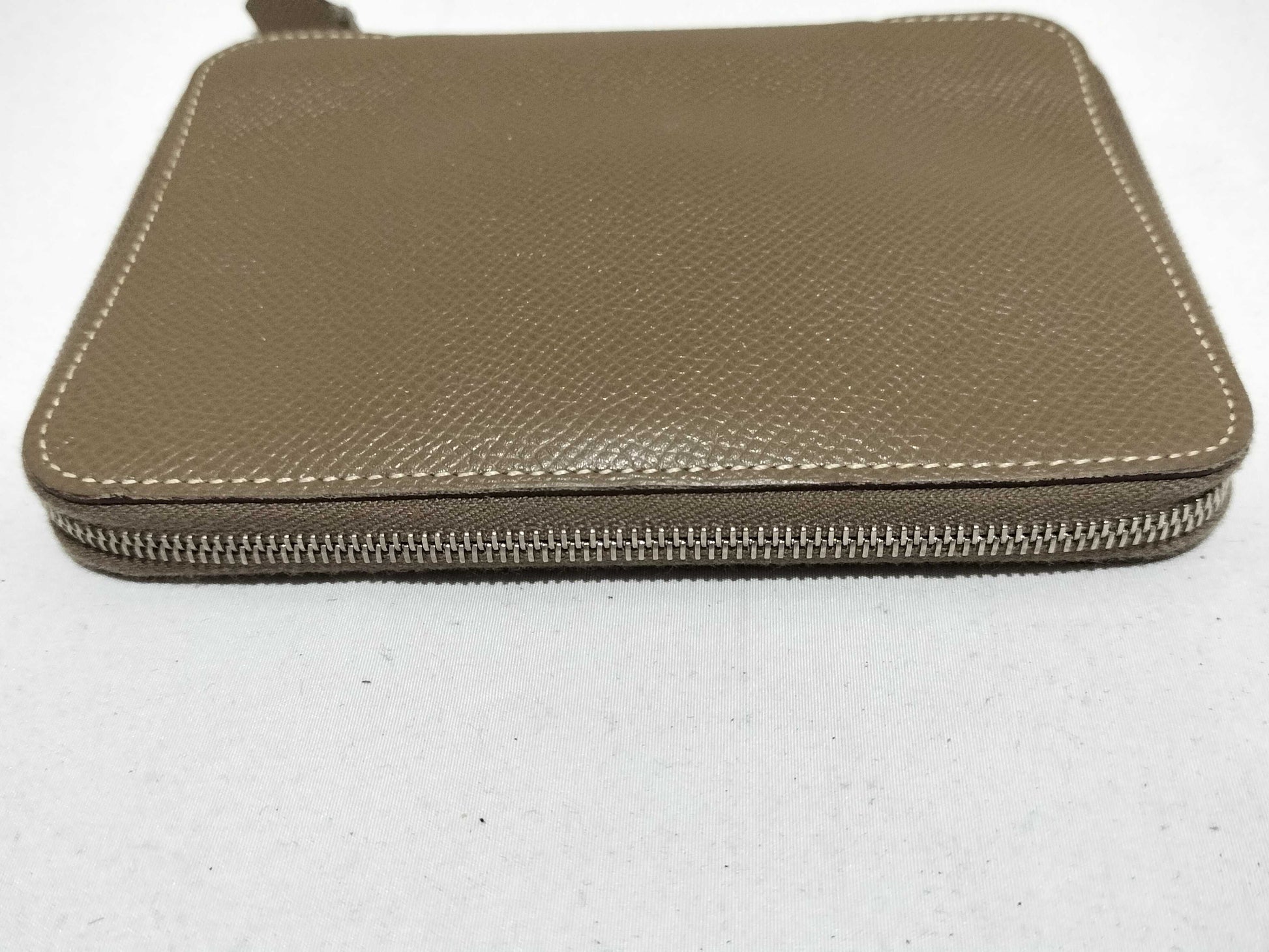 HERMES Agenda Zip PM / Leather / Notebook Cover / Etoupe Notebook Cover