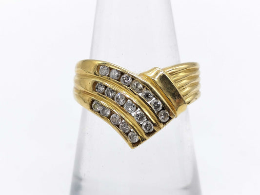Diamond K18 3.5g Ring 