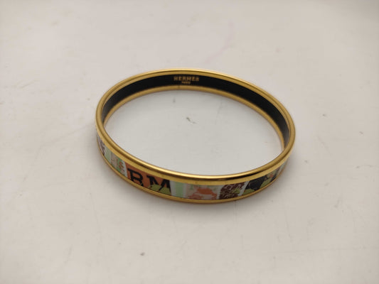 HERMES enamel bangle bracelet/bangle