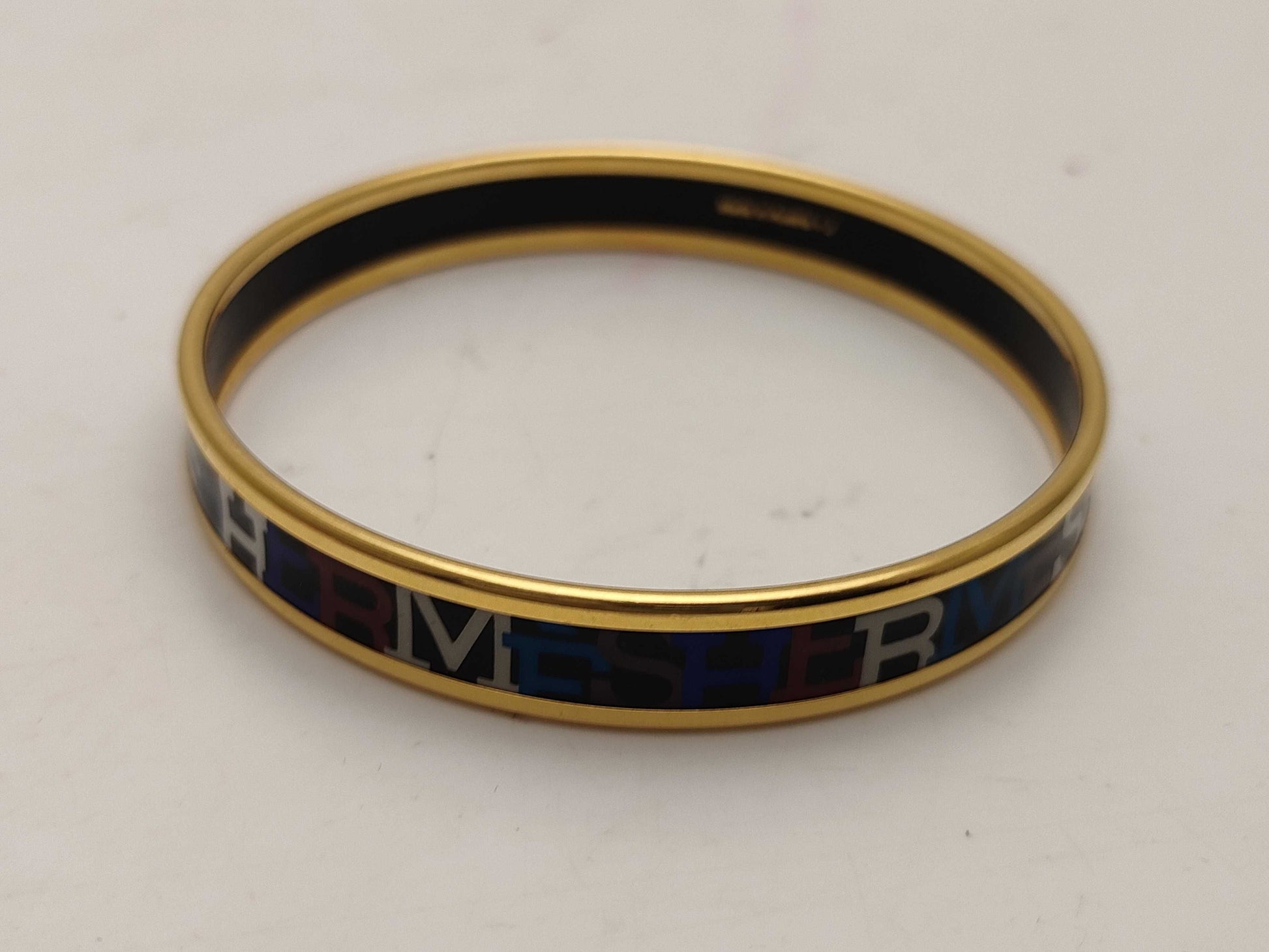 HERMES enamel bangle bracelet/bangle