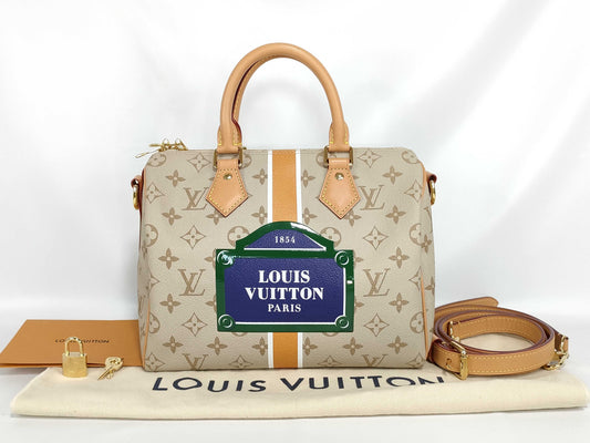 LOUIS VUITTON [Model Number] M46749 Monogram Monopanam Street Speedy Bandouliere 25 Boston Bag
