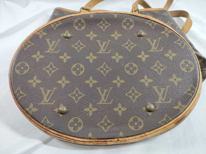 LOUIS VUITTON M42236 Monogram Louis Vuitton Bucket PM Handbag 