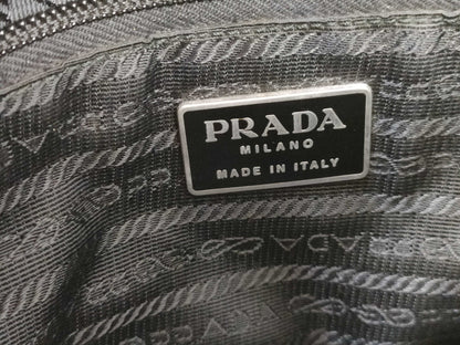 PRADA Nylon Khaki Handbag