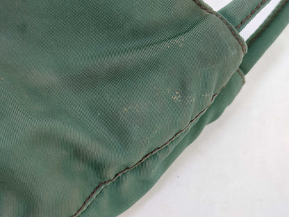 PRADA Nylon Khaki Handbag