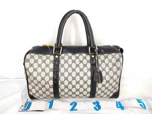 GUCCI GG Supreme GG Canvas Boston Bag