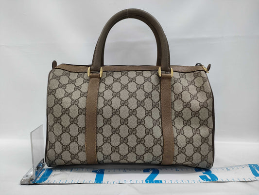 GUCCI GG Supreme Old Gucci Boston Bag 40.02.007 Boston Bag