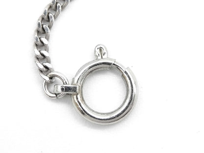 Garnet and Diamond PT900/850 5.6g Necklace 