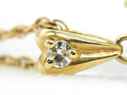 D1.00ct K18 4.9g Necklace 