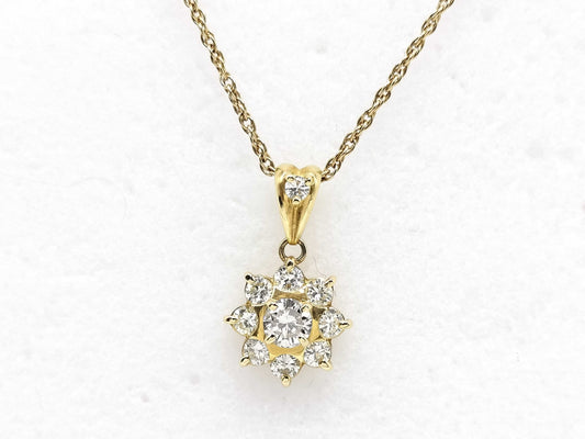 D1.00ct K18 4.9g Necklace 