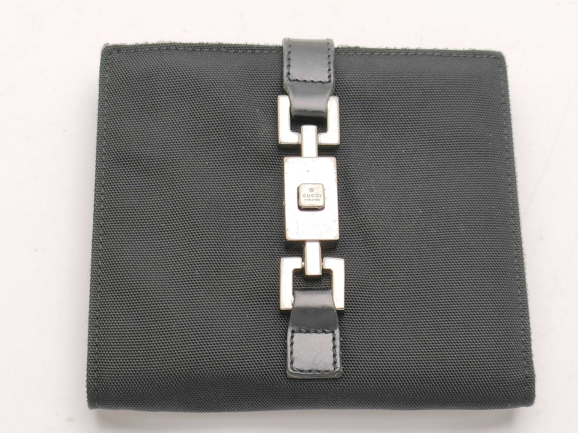 GUCCI Jackie Folding Wallet Nylon Wallet