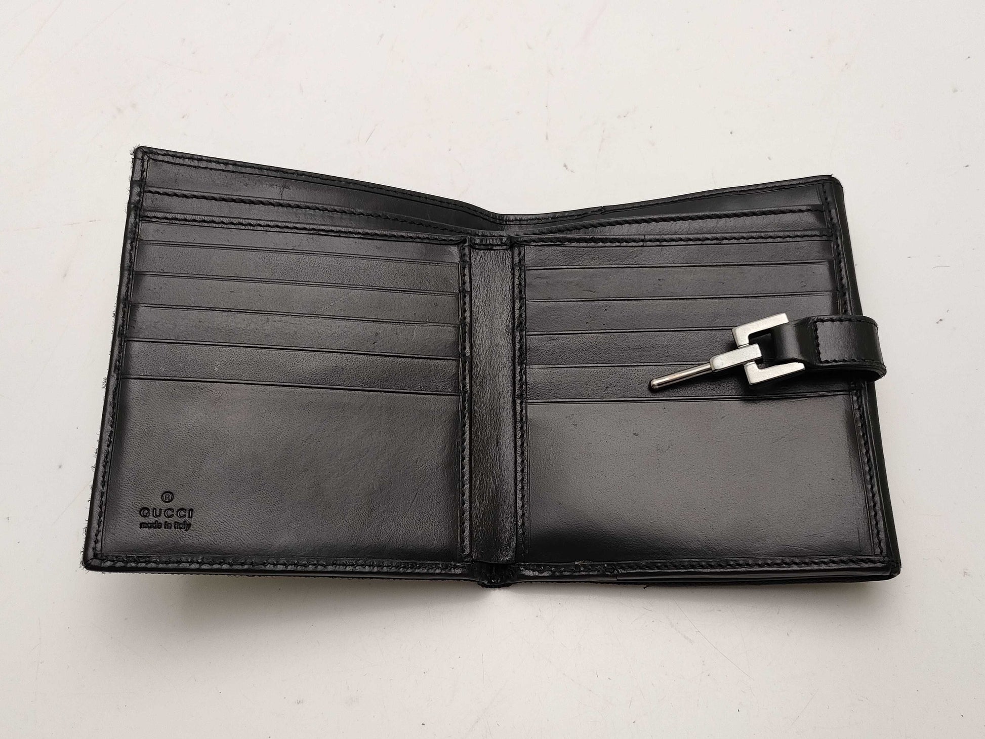 GUCCI Jackie Folding Wallet Nylon Wallet